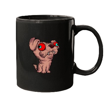 Discover Scary Big Eyes Dog Owners Pet Lover Gift Ideas Mugs