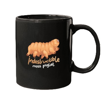 Discover Indestructible Moss Piglet Science Tardigrade Mugs
