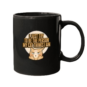 Discover Cat Meme Design for a Cat Lady or Cat Mom Mugs
