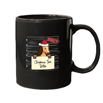 Discover Horse christmas funny prison Mugs
