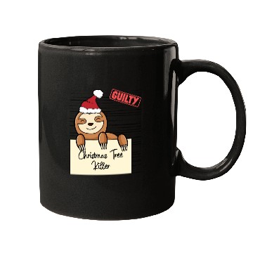Discover Sloth christmas funny prison Mugs