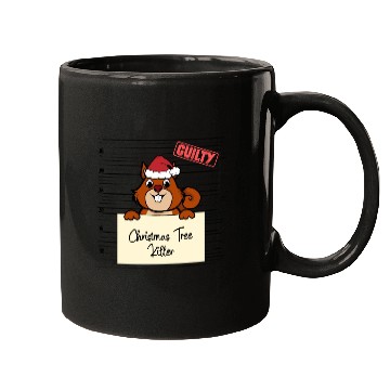 Discover Squirrel christmas funny prison Mugs
