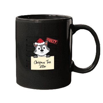 Discover Wolf christmas funny prison Mugs