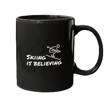Discover Skiing is believing Mugs