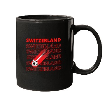 Discover World Switzerland Soccer Vintage Mugs