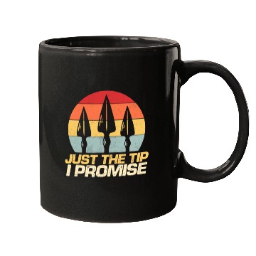 Discover Just The Tip I Promise Archery Arrowhead Bow Mugs