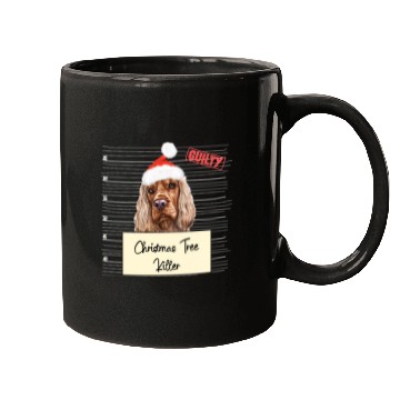 Discover English cocker Spaniel christmas funny prison Mugs