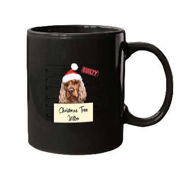 Discover English cocker Spaniel christmas funny prison Mugs