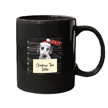 Discover Dalmatian christmas funny prison Mugs