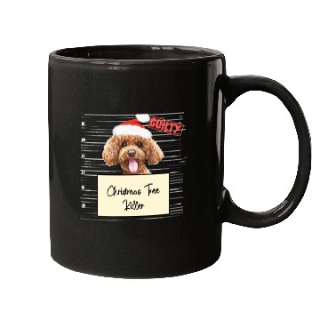 Discover poodle christmas funny prison Mugs