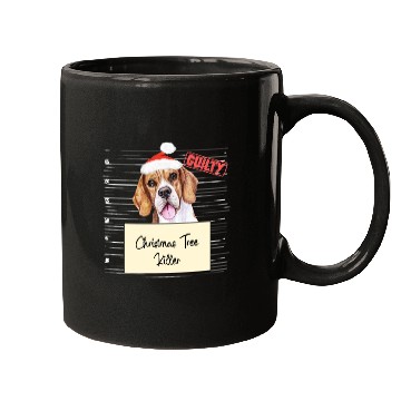 Discover Beagle christmas funny prison Mugs