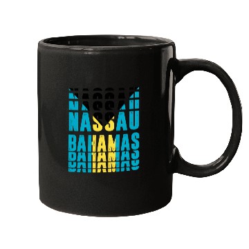 Discover Nassau Bahamas flag design Mugs