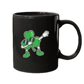 Discover Dabbing Shamrock St Patrick's Day Lucky Clover Mugs