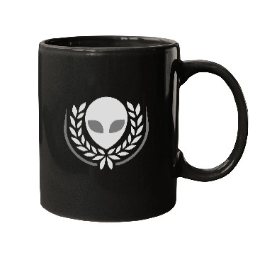 Discover Alien laurel wreath crest Mugs