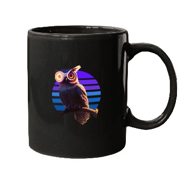 Discover Robot owl hybrid creature Mugs