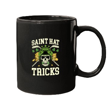 Discover Saint Hat Tricks Hockey Shamrock St. Patricks Day Mugs