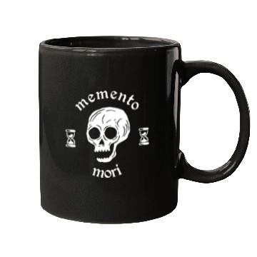 Discover memento mori White Mugs