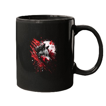Discover Blood Wolf Mugs
