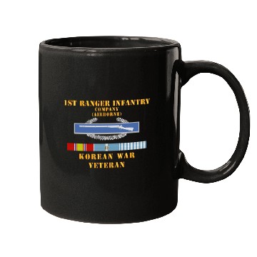Discover 1st Ranger Infantry Company Airborne w CIB w KOREA Mugs