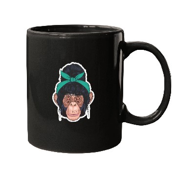 Discover monkey hair style Mugs