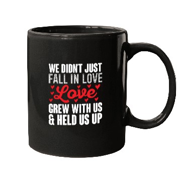 Discover Love held us up meme Mugs