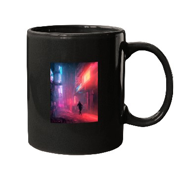 Discover urban ninja stalking the night Mugs
