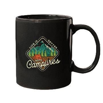Discover Life Is Better With Campfires Mugs