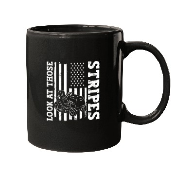 Discover Look At Those Stripes - Lawn Mowing Funny Dad Lawn Mugs
