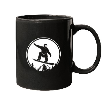 Discover Snowboarding Snowboarder Snowboard Mugs