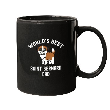 Discover World's Best Saint Bernard Dad Mugs
