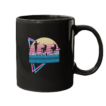 Discover Substitute Teacher Retro Mugs