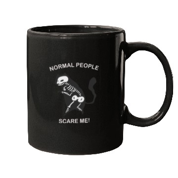 Discover Normal People Scare Me Mugs