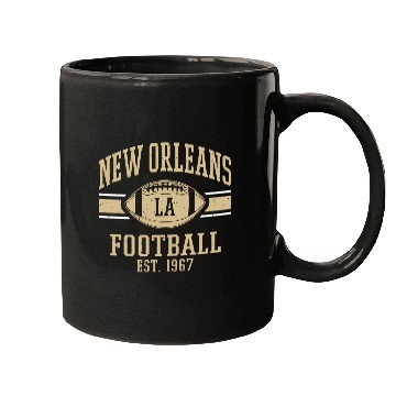 Discover New Orleans Football Vintage Louisiana Nola Saint Mugs