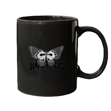 Discover Schmetterling Butterfly Black and White Mugs