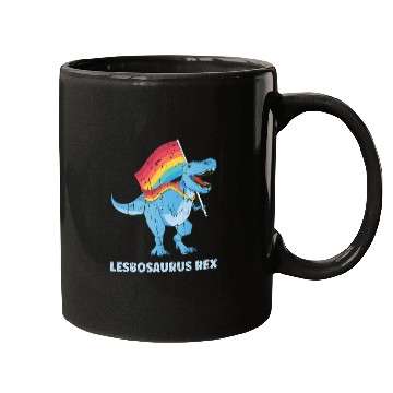 Discover Lesbosaurus Rex - dinosaur Mugs
