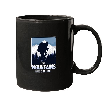 Discover The mountains are calling Mugs