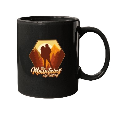 Discover The mountains are calling Mugs