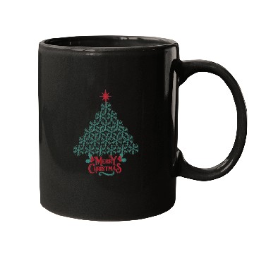 Discover MERRY CHRISTMAS TREE Mugs