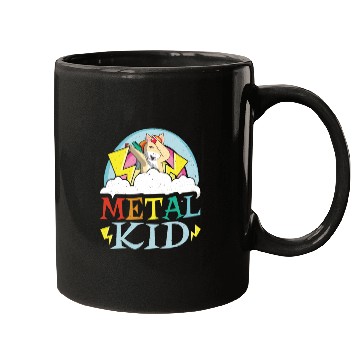 Discover Guitar Metal Kid Music Rock Dab Unicorn Kawaii Mugs