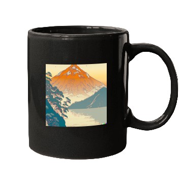 Discover Japanese Landscape Ukiyo e Style Mugs