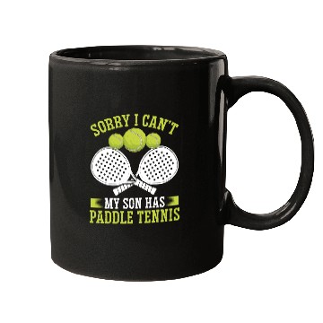 Discover Paddle Tennis Player Match Dad Father Papa Mugs