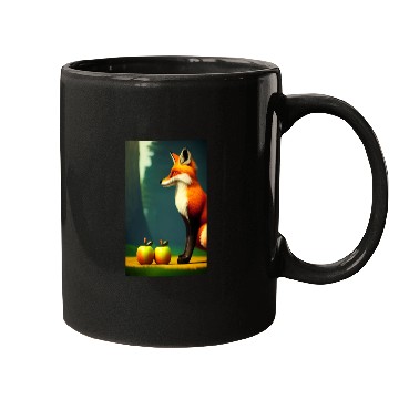 Discover Fox and apples Mugs