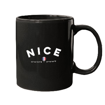 Discover Nice France Mugs