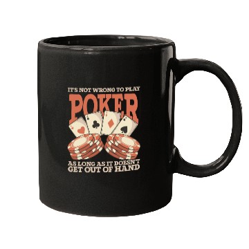 Discover Poker Casino Poker Player Gambling Roulette Mugs