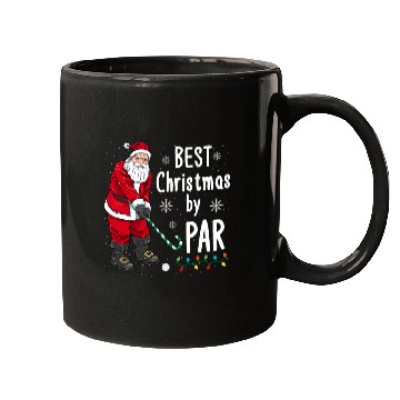 Discover Golf Santa Claus Pun Golfer Gift Golfing Mugs