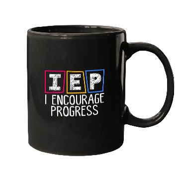Discover IEP I Encourage Progress Special Education Teacher Mugs