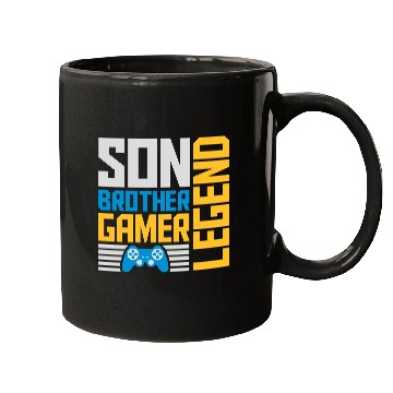 Discover son brother gamer legend Mugs