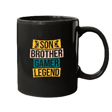 Discover son brother gamer legend Mugs