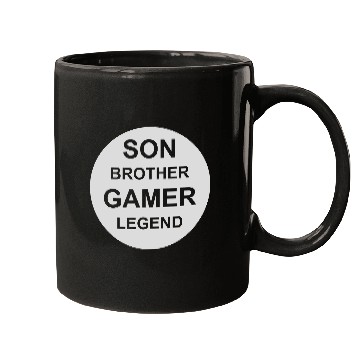 Discover son brother gamer legend Mugs