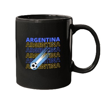 Discover Argentina Wold Soccer Vintage Mugs